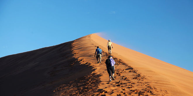 Trekking durch Namibias Wüste