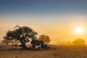 Reise im Mietwagen mit Zeltaufsatz durch Namibia